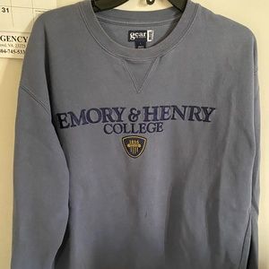 Vintage College Sweater Dark Blue